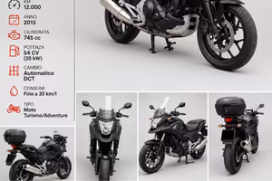 Honda NC750X 2015 - solo 14.000 km