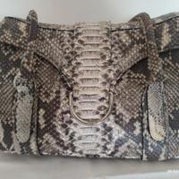 Borsa in pelle di pitone