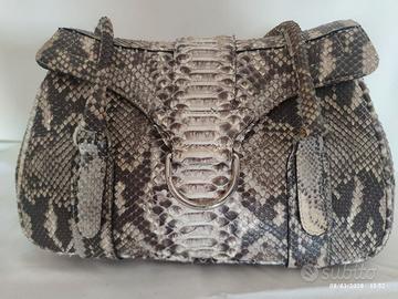 Borsa in pelle di pitone