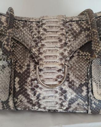 Borsa in pelle di pitone