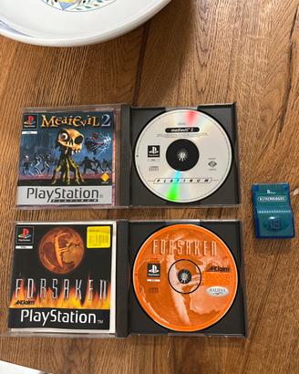 Playstation One e 5 giochi (Medievil 2, Forsaken)