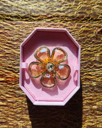 Anello Swarovski Florere NUOVO fermasciarpa