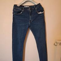 Jeans Zara Blu Taglia L Unisex