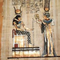 ELEGANTE PAPIRO EGIZIO autentico (cm 42x30)