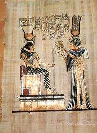 ELEGANTE PAPIRO EGIZIO autentico (cm 42x30)