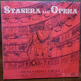 LP “Stasera all’Opera” – Beniamino Gigli