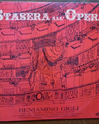 LP “Stasera all’Opera” – Beniamino Gigli