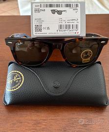 Ray-Ban Wayfarer RB2140 Originali Nuovi Tortoise