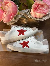 Golden goose super star rosse 39