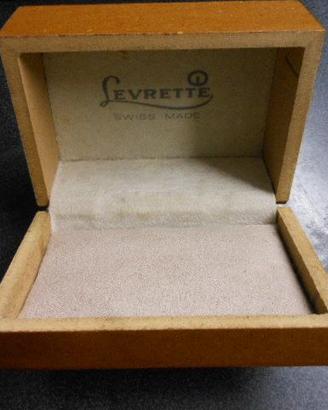 LEVRETTE SCATOLA PORTA OROLOGIO vintage WBX70