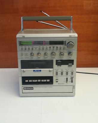 Boombox Hitachi TRK-9900W Radio Cassette vintage