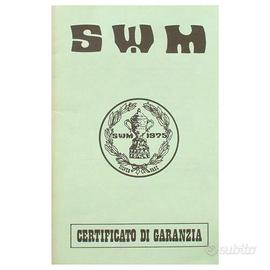 Certificato di garanzia SWM