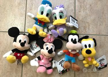 6 peluche 90 anni Topolino Mickey Mouse Disney