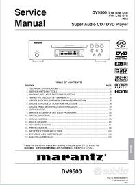 Marantz DV-9500 Service Manual + Service Bulletins