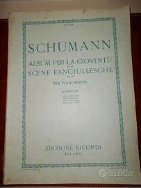 Spartito 1919 Shumann per pianoforte