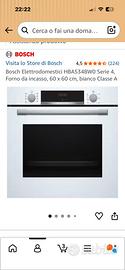 Forno da Incasso Bosh