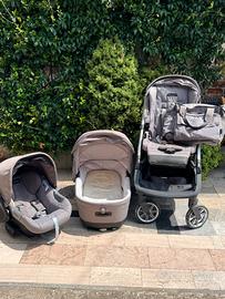 Trio passeggino inglesina aptica