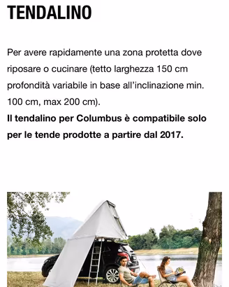 Tendalino per Columbus Variant