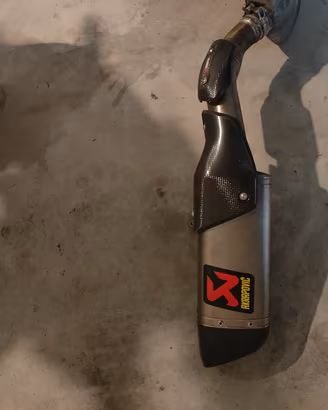 Scarico completo Akrapovic per Yamaha tracer 9