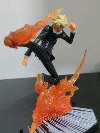 action figure sanji one piece con calcio