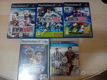 Lotto giochi calcio playstation 2\3