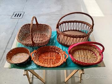 5 cesti di vimini