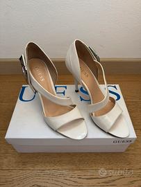 Scarpe Guess Bianche e Argento – Tacco 10 cm
