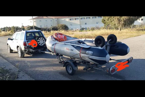 Tender T35ae più motore 15cv mercury