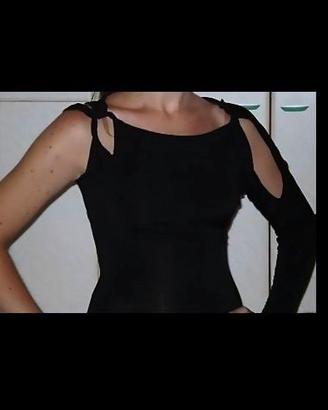 Top a intrecci con spacco su manica *NUOVO, PHARD*