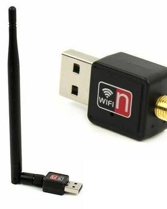 WIRELESS WIFI 802.11N ADATTATORE USB 