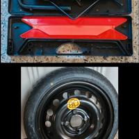 Ruotino Nissan micra k12 nuovo con triangol e cric