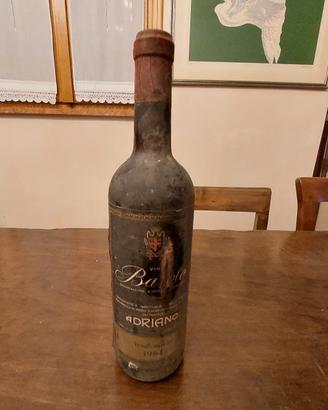 Bottiglia di Barolo Doc Fratelli Adriano 1961