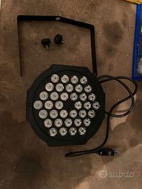 Faretti RGB DMX da 36W (9 pezzi)