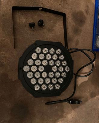 Faretti RGB DMX da 36W (9 pezzi)