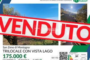 SPLENDIDO TRILOCALE RISTRUTTURATO CON VISTA LAGO