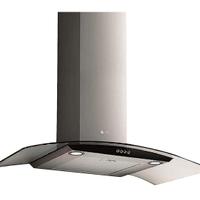 Turboair Iris Cappa aspirante in vetro/acciaio ino