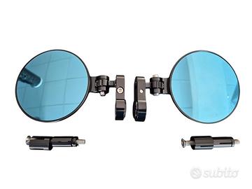 COPPIA SPECCHI ENDBAR MOTO APRILIA DUCATI KAWASAKI