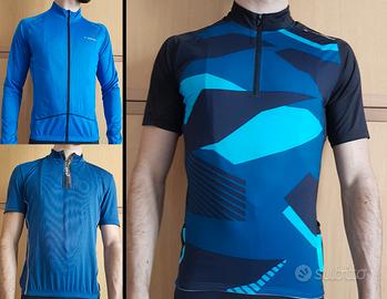 Maglie ciclismo briko, rockrider, brugi