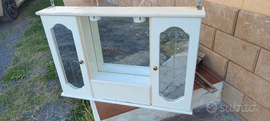 Mobile Specchio Bagno mobiletto con scomparti