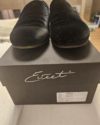 Scarpe cerimonia EVEET Velvet Nero 42 - Come Nuove