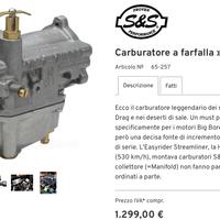 Carburatore S&S super B