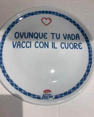 piatto in porcellana Santa Lucia