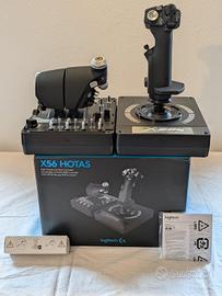 Logitech X56 Hotas Come nuovo, x veri Simmer