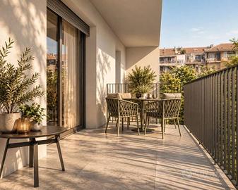 Appartamento di 93 m² con 4 locali e box auto a To