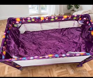 Culla da campeggio box Baciuzzi viola