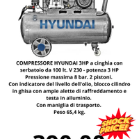 Compressore lubrificato trazione a cinghia Hyundai