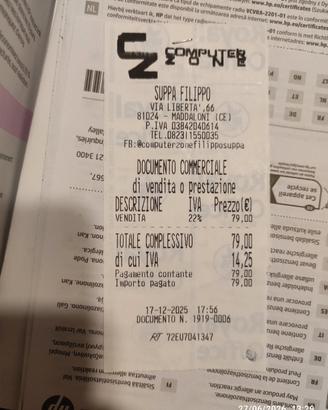 stampante hp   modello 2820