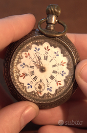 Antico Orologio da taschino in Argento Remontoir C Collezionismo In vendita a Perugia