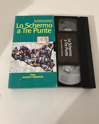 VHS Videocassetta Film LO SCHERMO A TRE PUNTE
