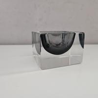 posacenere in vetro sommerso vintage 